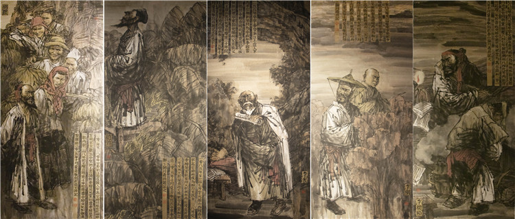 4李夏青《五公》480x200cm.jpg