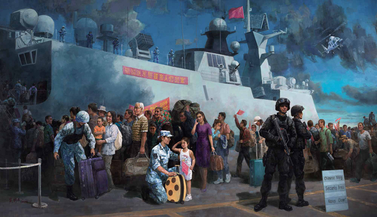 203-《為(wei) 了每一名同胞》-吳靜雨-油畫-300 cm×500 cm.jpg